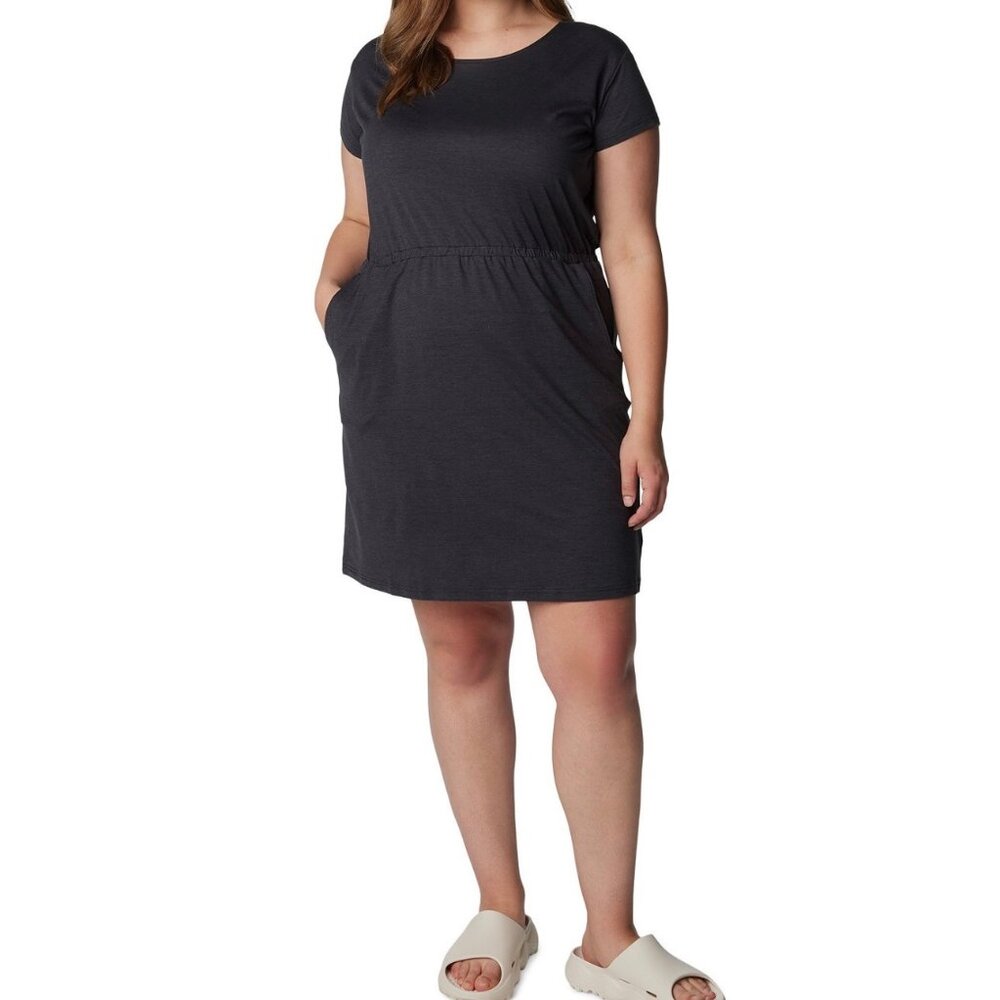 Columbia Women's T-Shirt dress - Size 2X - NWT - Color Black/Dark Gray